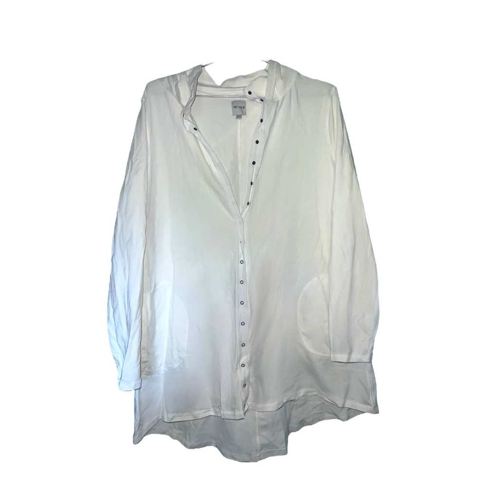 NIC+ZOE White Button-Down Shirt